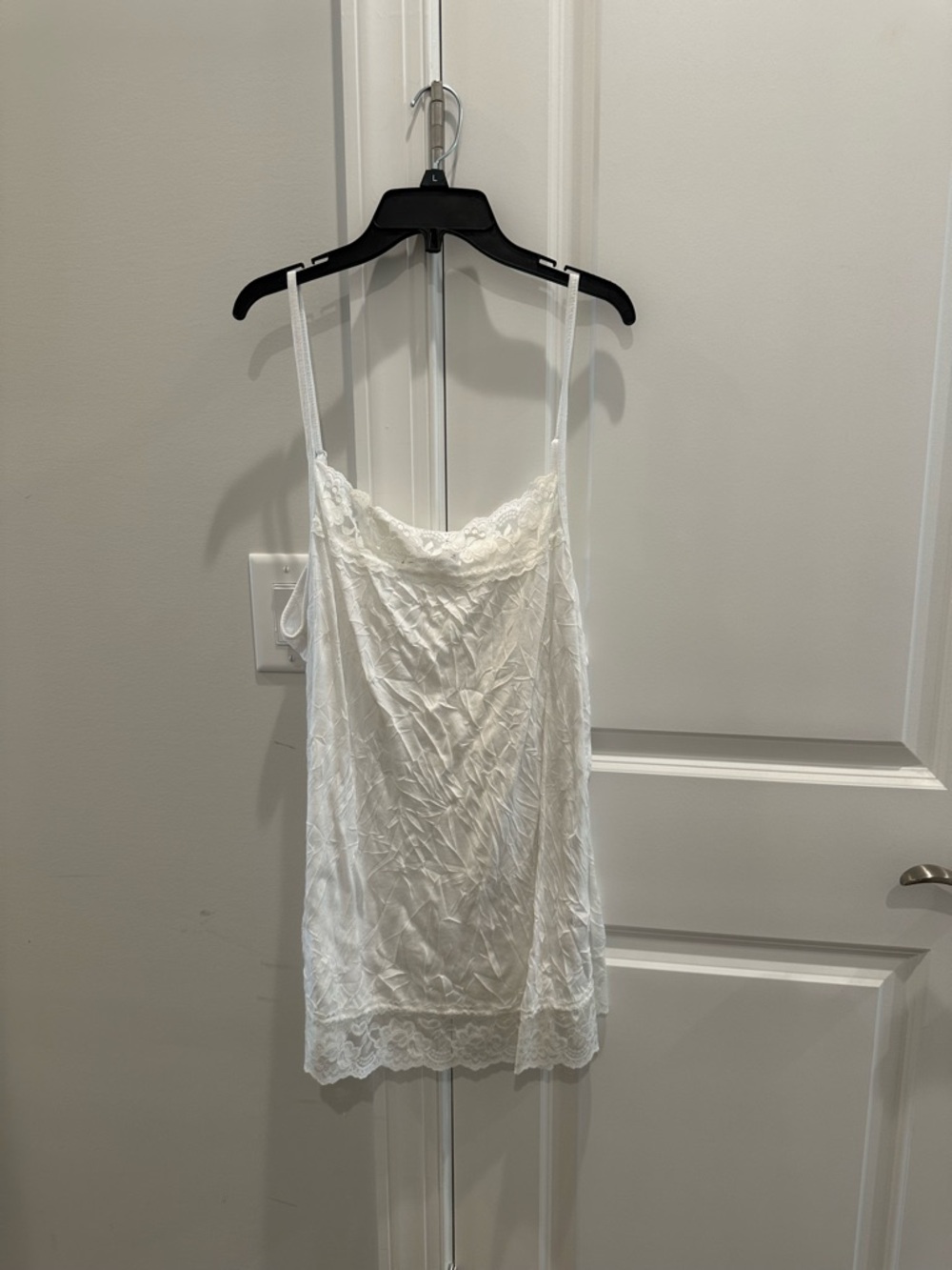 Maurices White Lace-Trim Camisole
